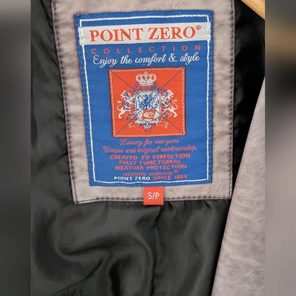 Point Zero Collection | Distressed Leather Blazer - Picture 7 of 7